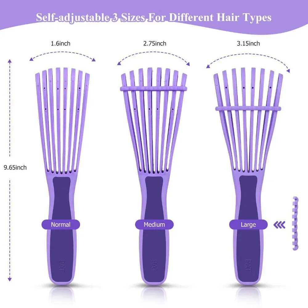 Detangling Hair Brush, Detangling brush for Adults and Kids, Comb Set for Kinky